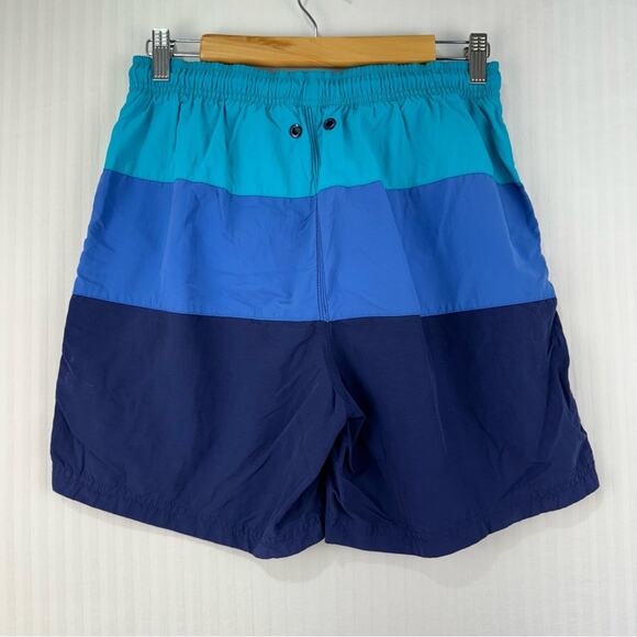 Speedo Swim Trunks Blue Color Block Men’s Size Medium Chubbies Beach Vacation - Picture 4 of 5